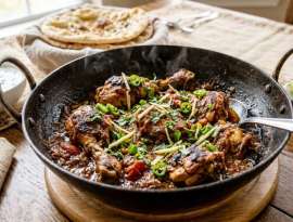 Chicken Roast Masala Karahi