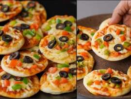 Mini Chicken Pizza Naan
