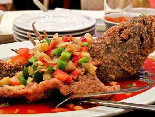 Deep Fried Spinach Fish Recipe In Urdu