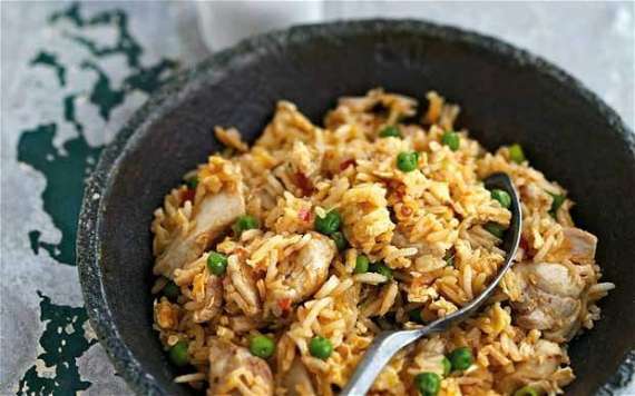Baked Chicken With Chinese Rice Recipe In Urdu