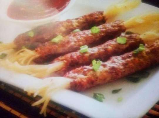 Kabab Spaghetti Recipe In Urdu