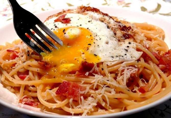 spaghetti aur anday Recipe In Urdu
