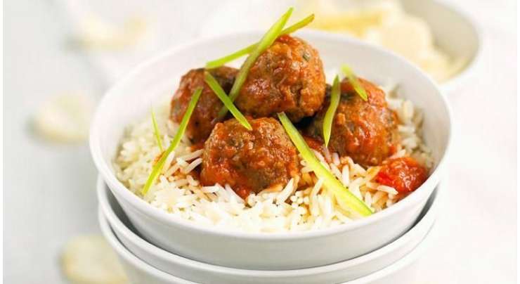 Meatballs Rice Recipe In Urdu