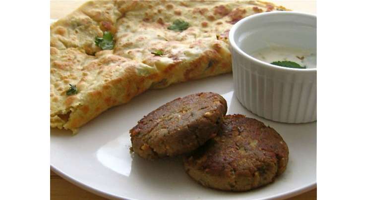 Peshawari Kabab Parathay Kay Sath Recipe In Urdu