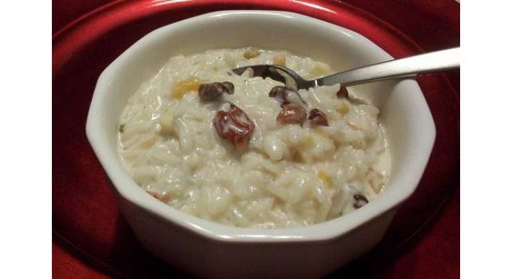 Rice Mernig Pudding Recipe In Urdu