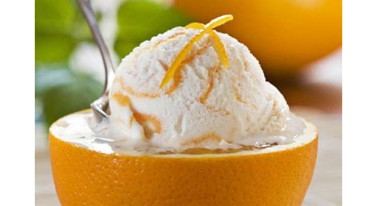 Orange Ice Cream Recipe In Urdu