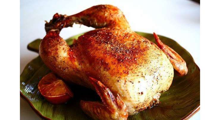Chicken Roast With Sabzi Recipe In Urdu