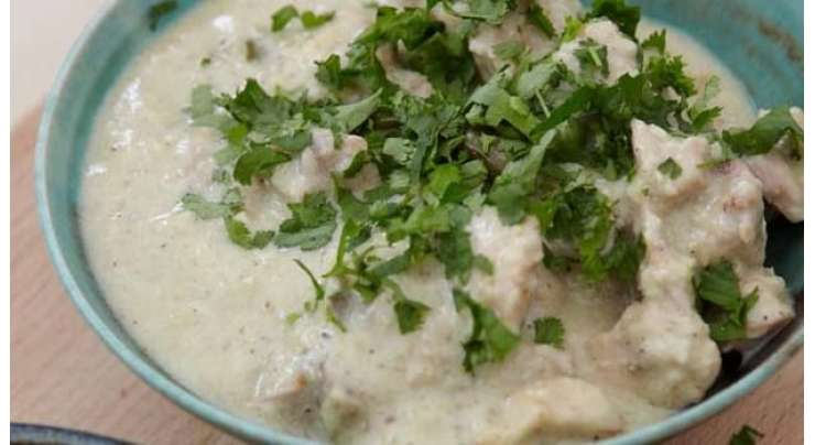 White Chicken Gravy Recipe In Urdu