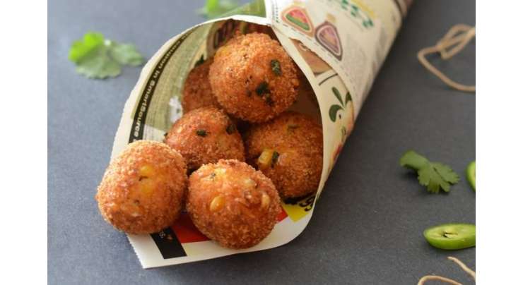 Paneer Potato And Corn Balls Recipe In Urdu