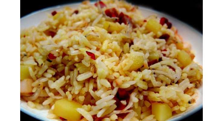 Aloo Pulao - Aloo Rice Recipe In Urdu