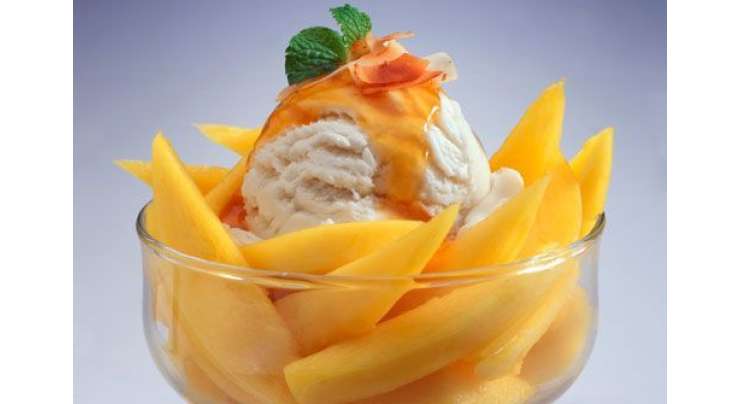 Yummy Mango Ice Cream Recipe In Urdu