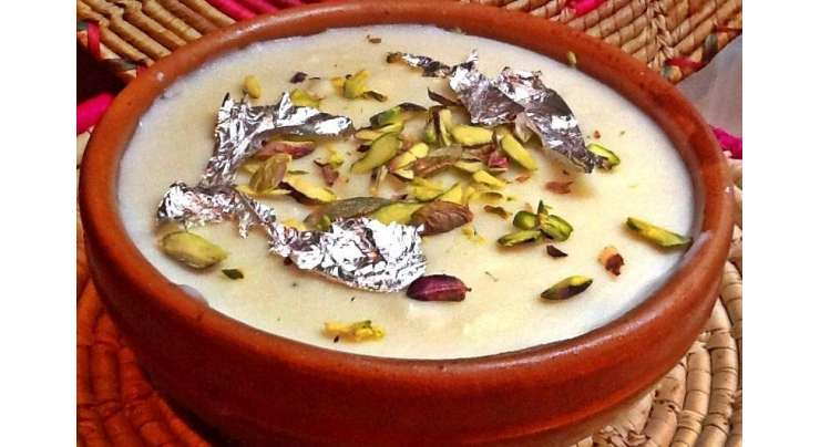 Firni Sadah Recipe In Urdu