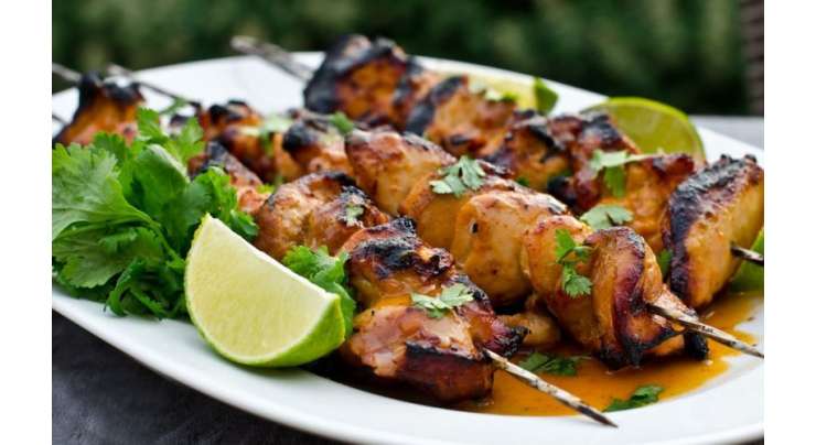 Chicken Lemon Sauce Kay Sath Recipe In Urdu