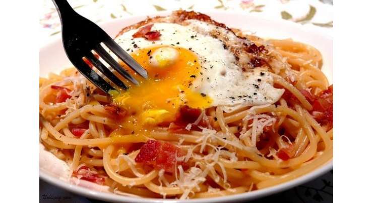 Spaghetti And Anda Recipe In Urdu