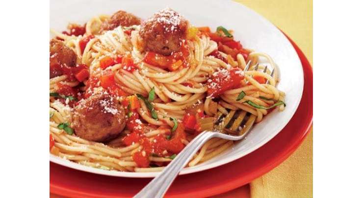 Spaghetti And Chicken Recipe In Urdu