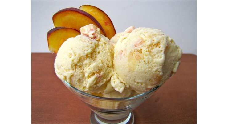 Peach Ice Cream Recipe In Urdu