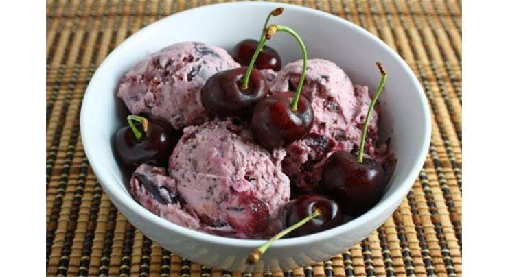 Cherry Ice Cream Recipe In Urdu