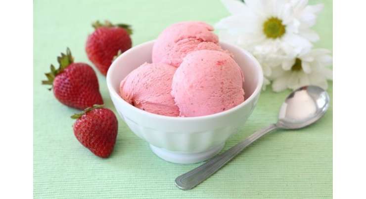 Strawberry Ice Cream Recipe In Urdu