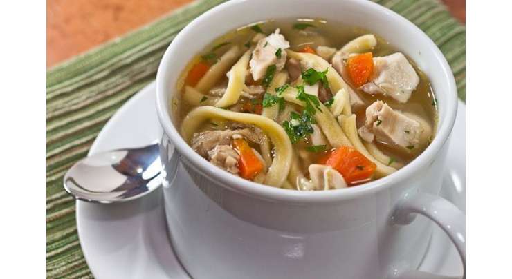 Healthy Chicken Noodles Soup Recipe In Urdu