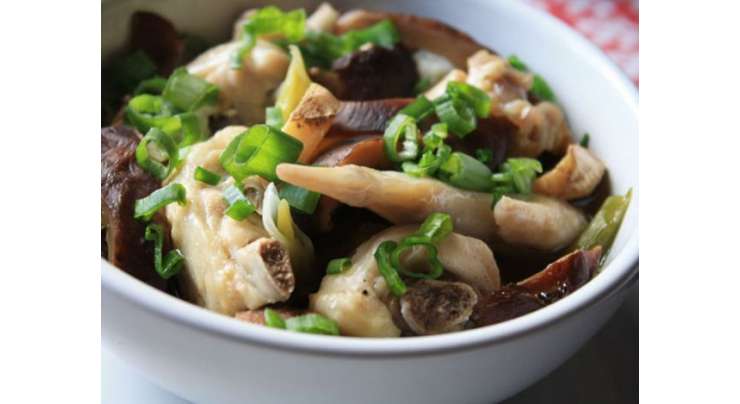 Chicken Steam With Chinese Mushroom Recipe In Urdu