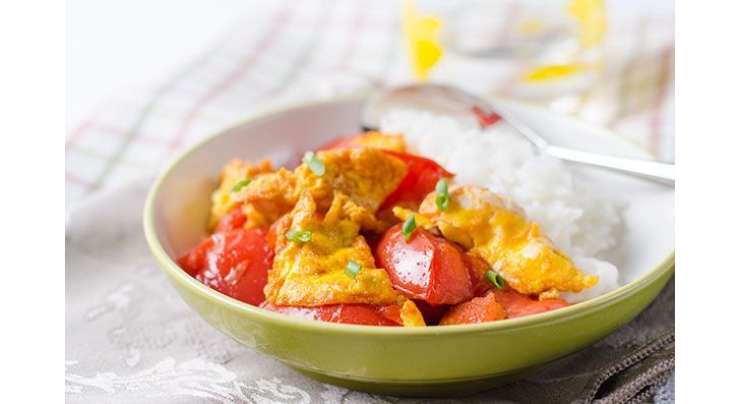 Tomato And Egg Stir Fry Recipe In Urdu