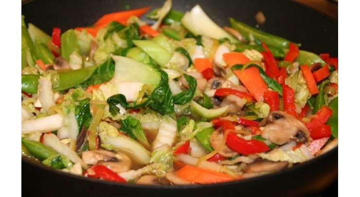 Chinese Vegetable Chicken  Recipe In Urdu