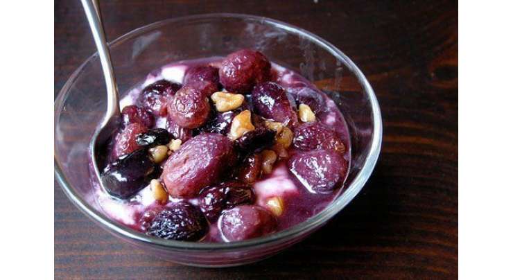 Grapes Pudding Recipe In Urdu