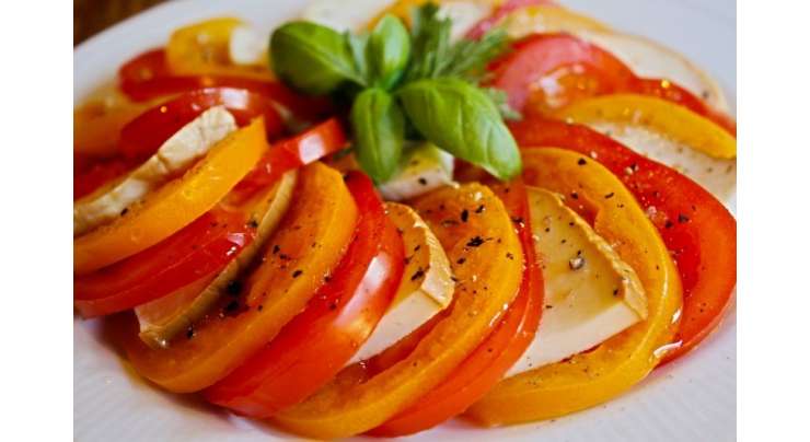 Tomato Black Pepper Salad Recipe In Urdu