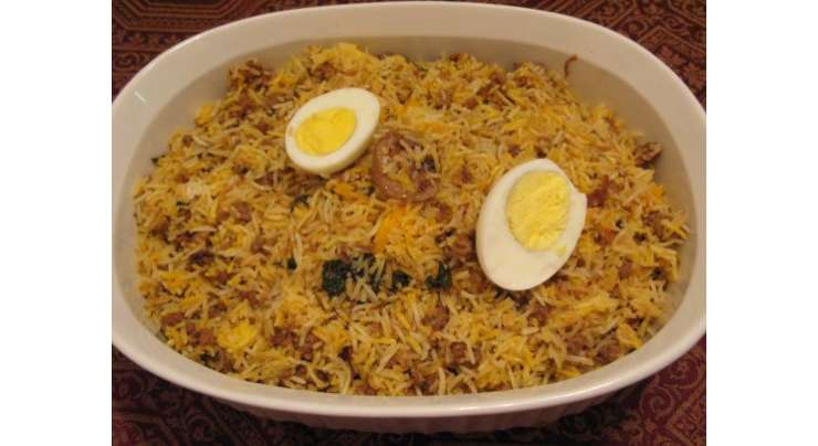Keema Eggs Rice Recipe In Urdu