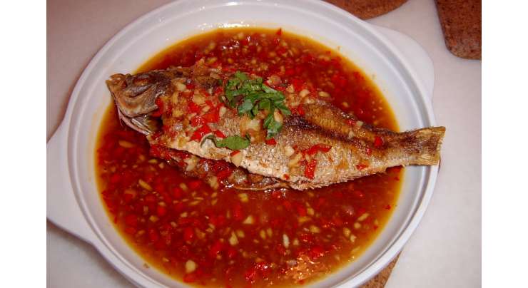 Fish With Chilli Sauce Recipe In Urdu