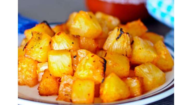 Spicy Pineapple Salad Recipe In Urdu