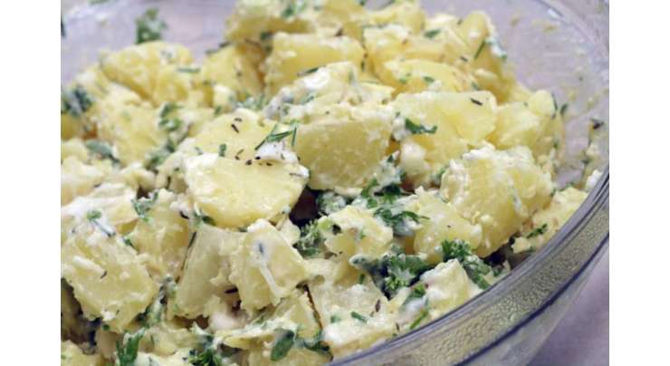 Garlic Potato Salad Recipe In Urdu