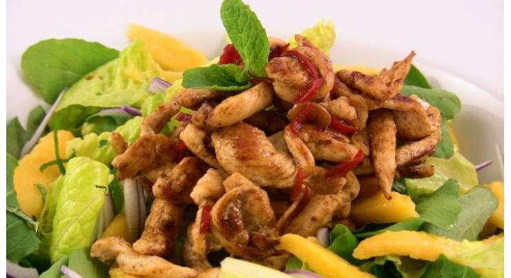 Hot Chicken Mango Salad Recipe In Urdu