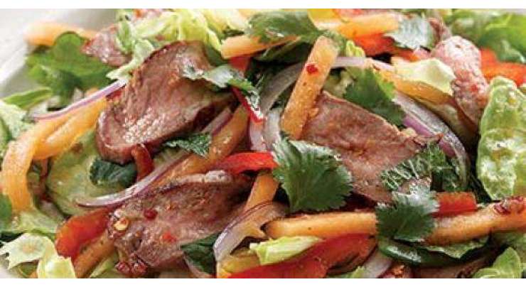 Kharbooza And Hunter Beef Salad Recipe In Urdu