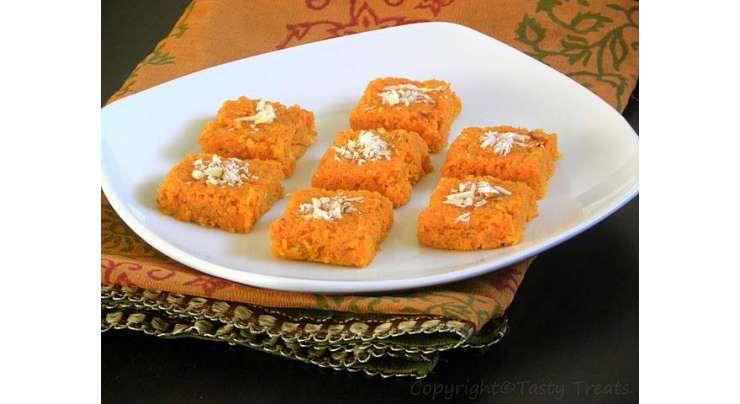 Orange Barfi Recipe In Urdu