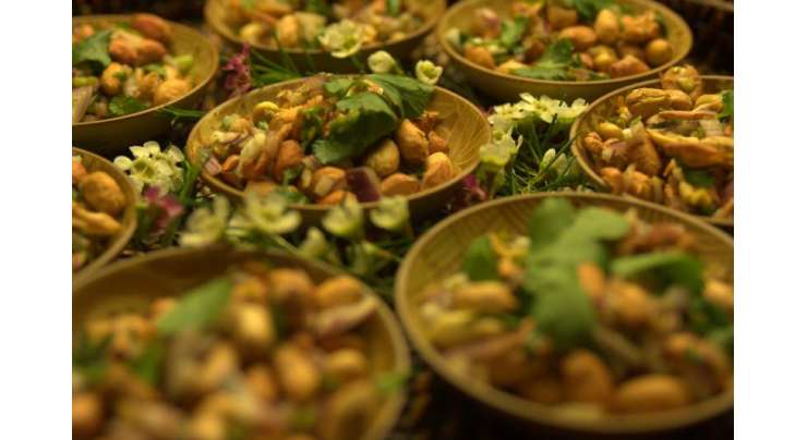 Peanut Chicken Chaat Recipe In Urdu