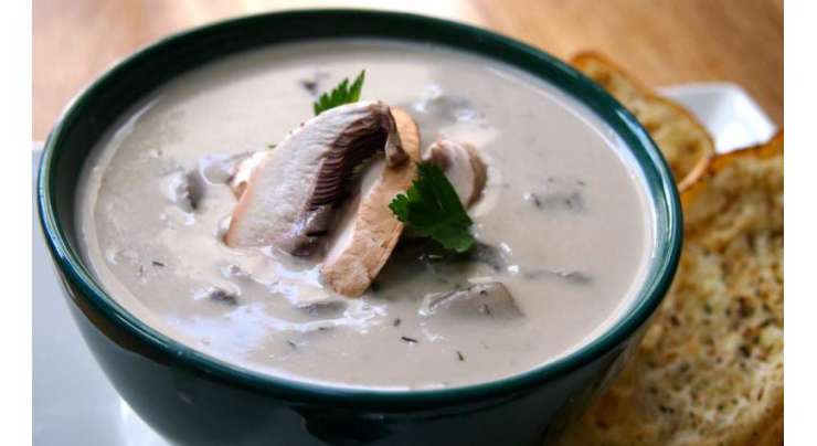 Creamy Mushroom Soup Recipe In Urdu