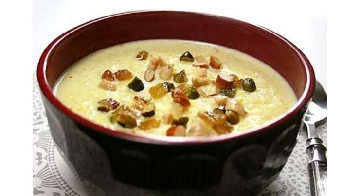 Rice Kheer Recipe In Urdu