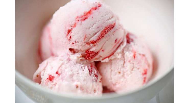Easy Strawberry Ice Cream Recipe In Urdu