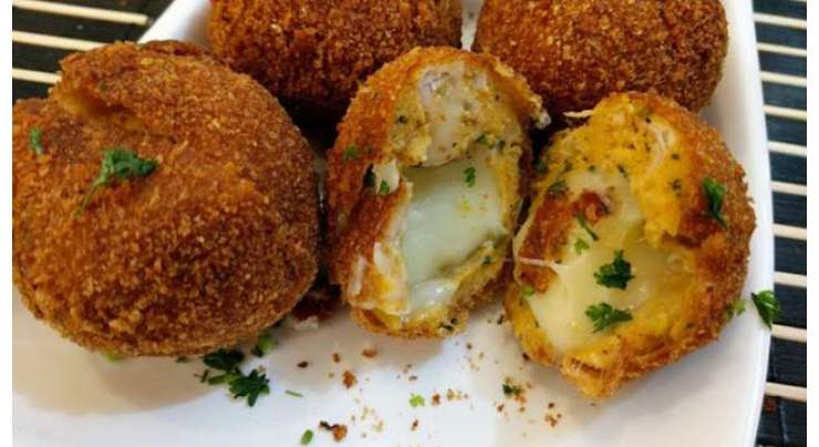 Cheese Stuffed Chicken Balls Recipe In Urdu