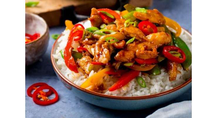 Stir Fry Chicken With Vegetable Recipe In Urdu