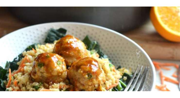 Chicken Ball With Fried Rice Recipe In Urdu