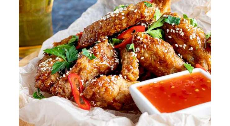 Chicken Wings Sesame Seed Recipe In Urdu