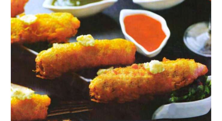 Chicken Khoya Roll Recipe In Urdu