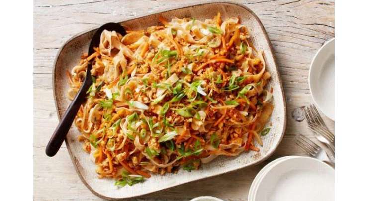 Chicken Vegetable With Rice Noodles Recipe In Urdu