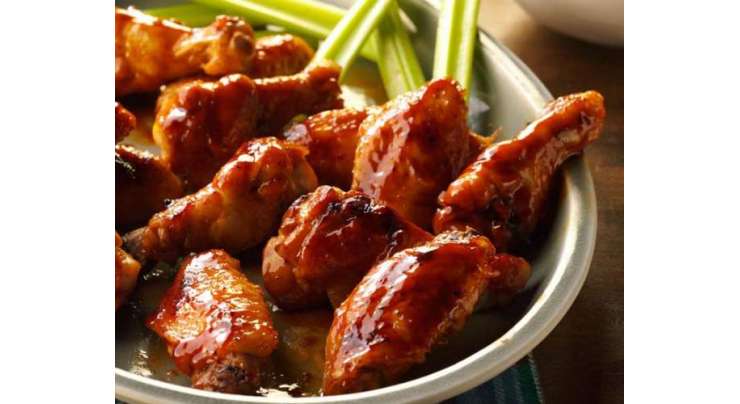 Glazed Chicken Wings Recipe In Urdu