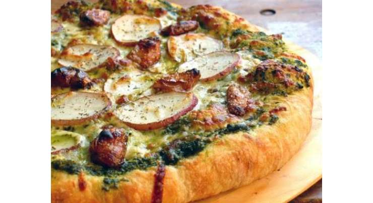 Potato Garlic Pizza Recipe In Urdu