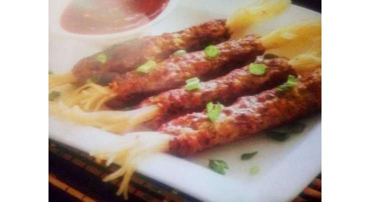 Kabab Spaghetti Recipe In Urdu