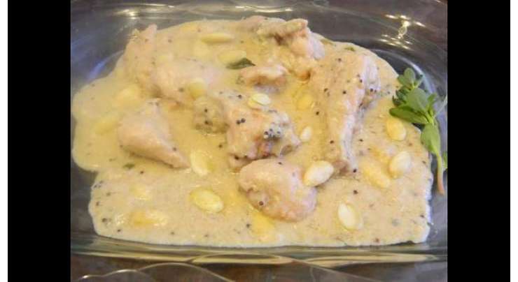 White Chicken Badami Recipe In Urdu