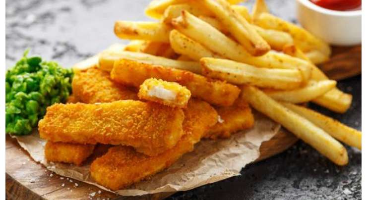 Crispy Finger Fish With Chips Recipe In Urdu